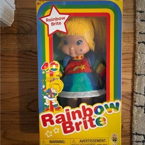 Loyal Subjects Rainbow Brite 12" Doll & Sticker Sheet new in box